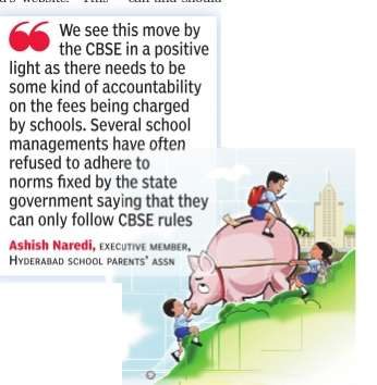 CBSE tells schools to disclose fee structure